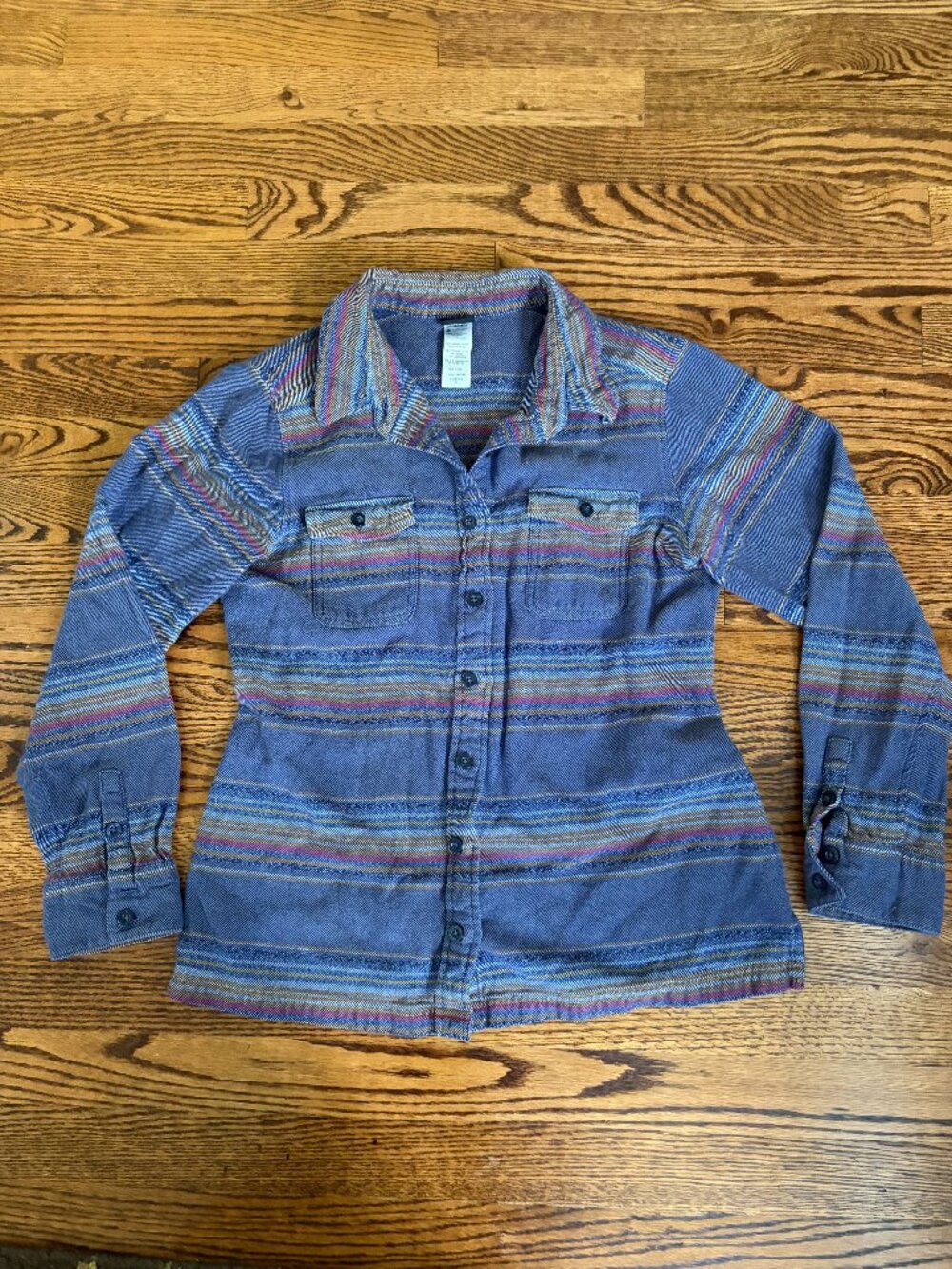 Patagonia Women's Long Sleeve Organic Cotton Midweight Fjord Flannel Shirt Small